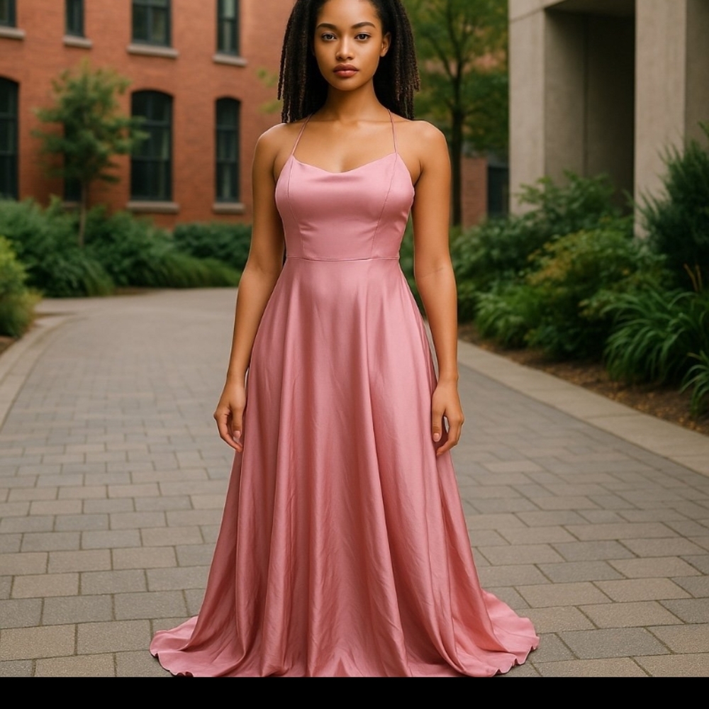 May Queen Pink Maxi Dress